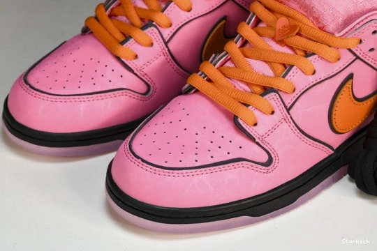 SB Girls Powerpuff The FZ8319-600  x Nk Dunk Low 1020